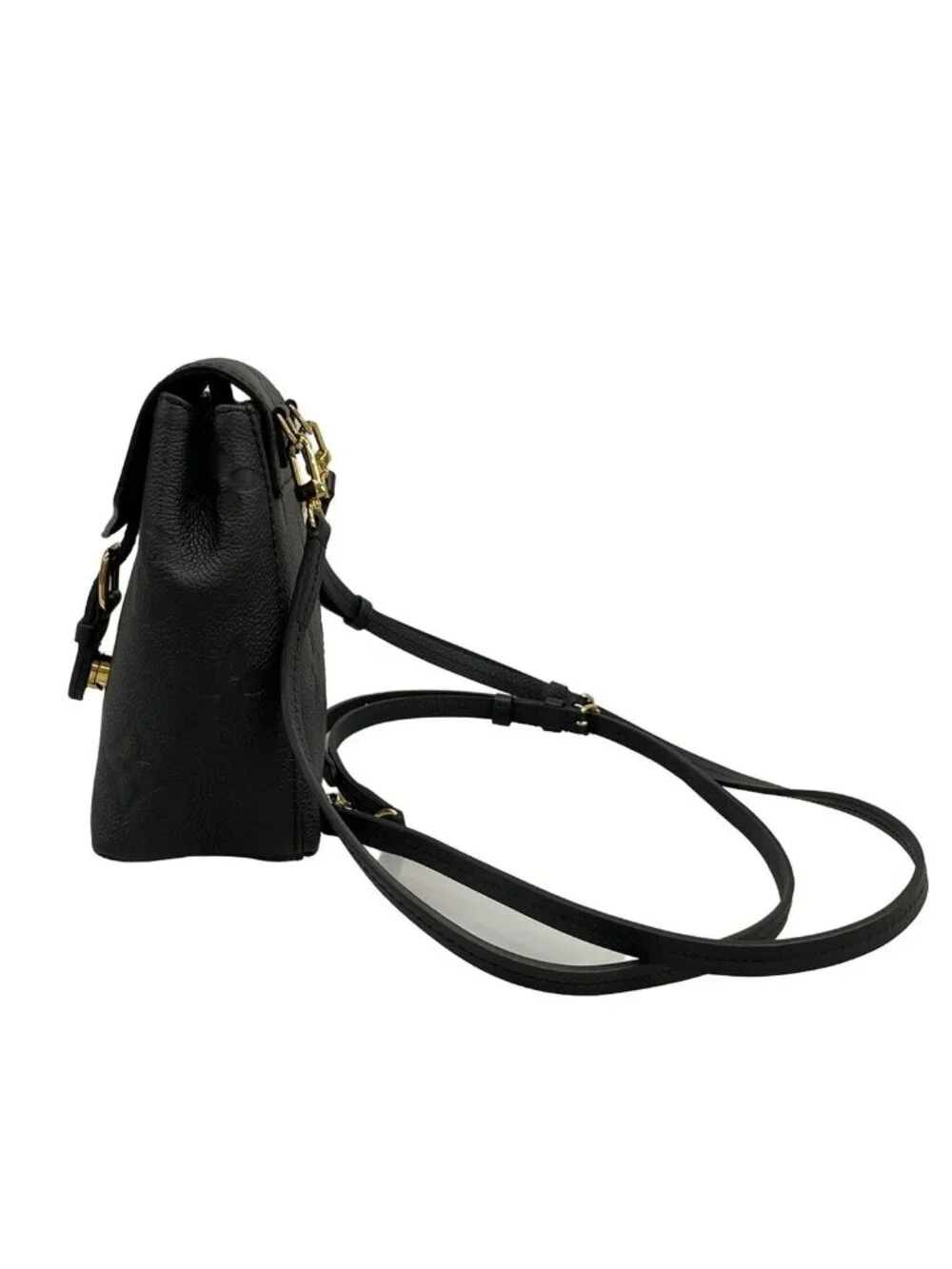 Louis Vuitton Backpack Monogram Empreinte Tiny Noir Leather Cowhide